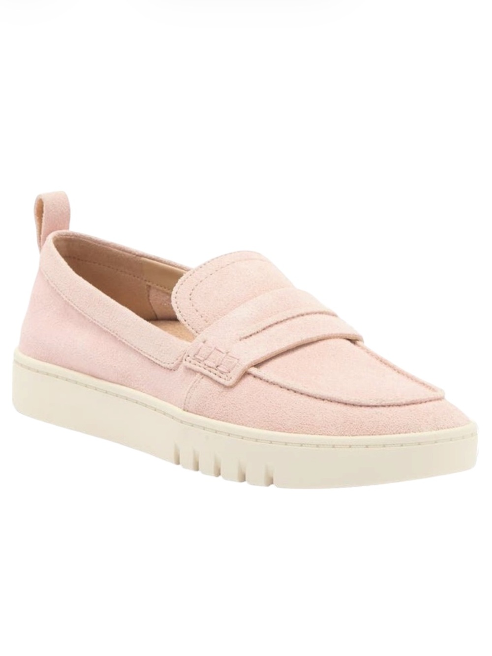 Vionic Chantel Pink Suede Loafers Size 7.5